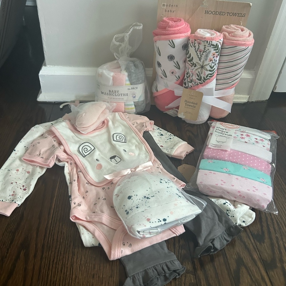 GIRLS BABY SHOWER GIFT SET 🌷🎀